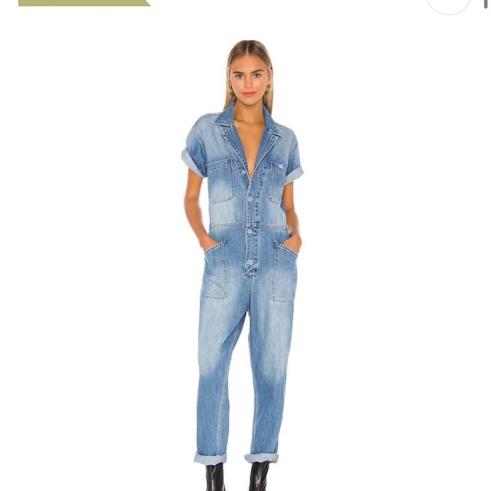 Pistola Grover Blue Denim Jumpsuit